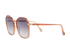 Chloe CH0031S Oversized Sunglasses, £140, Accessories, Orange, Bottom view