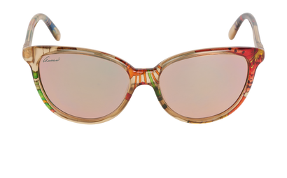 Gucci GG 3633 Round Sunglasses, &pound;130, Accessories, Brown, Front view