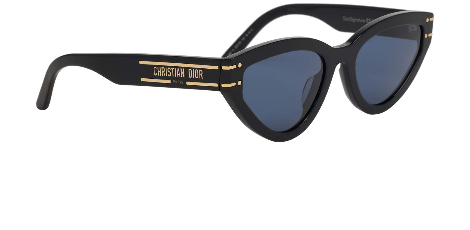 Christian Dior DiorSignature B2U Sunglasses, &pound;190, Accessories, Black, Side view