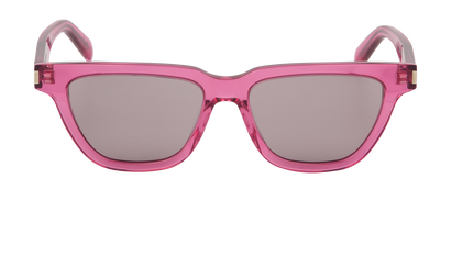 Saint Laurent SL462 Sulpice Sunglasses, &pound;140, Accessories, Pink, Front view