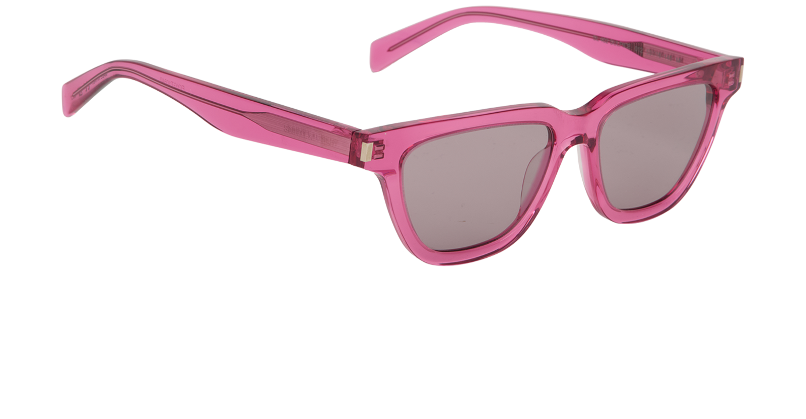 Saint Laurent SL462 Sulpice Sunglasses, &pound;140, Accessories, Pink, Side view