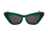 Burberry B4421-U Cat-Eye Sunglasses, &pound;90, Accessories, Green, Front view