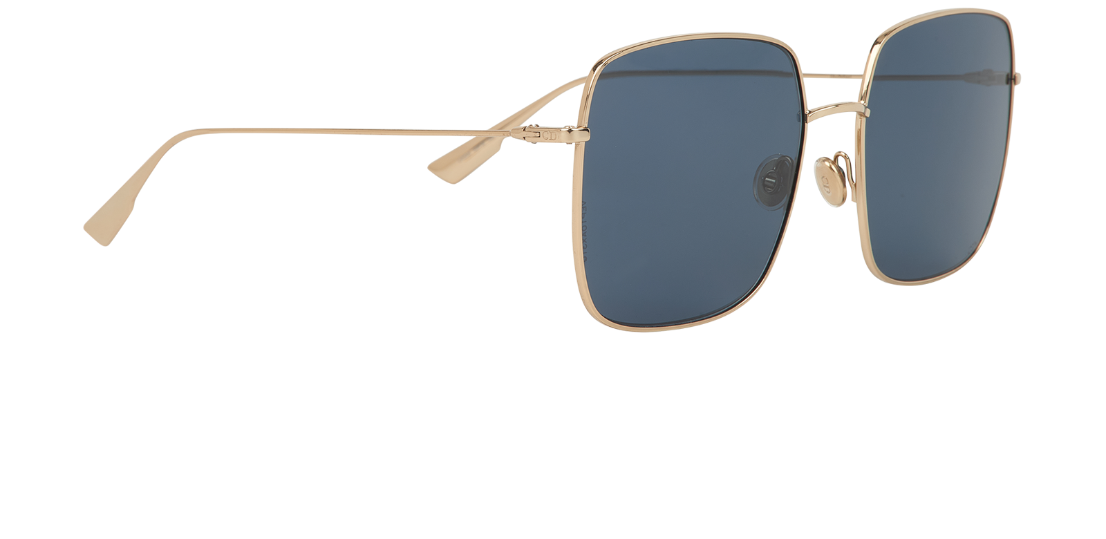 Christian Dior LKSA9 Square Sunglasses, &pound;220, Accessories, Gold, Side view