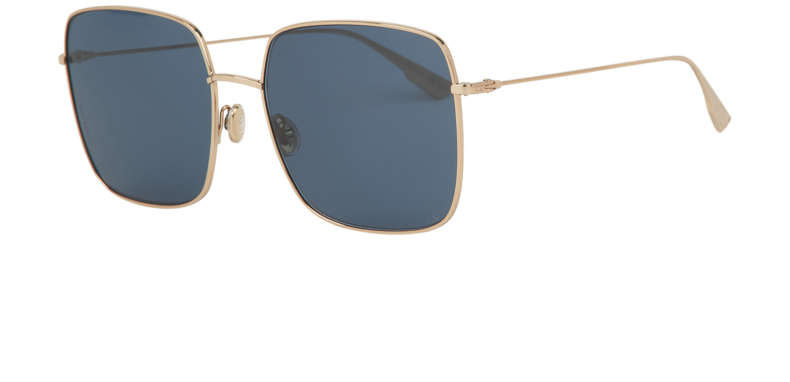 Christian Dior LKSA9 Square Sunglasses, &pound;220, Accessories, Gold, Bottom view