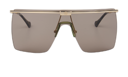 Gucci GG1096S Shield Sunglasses, Metal, Gold, DB/B, 2*