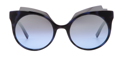 Marc Jacobs N4UI5 Cat Eye Sunglasses, £60, Accessories, Blue, Front view