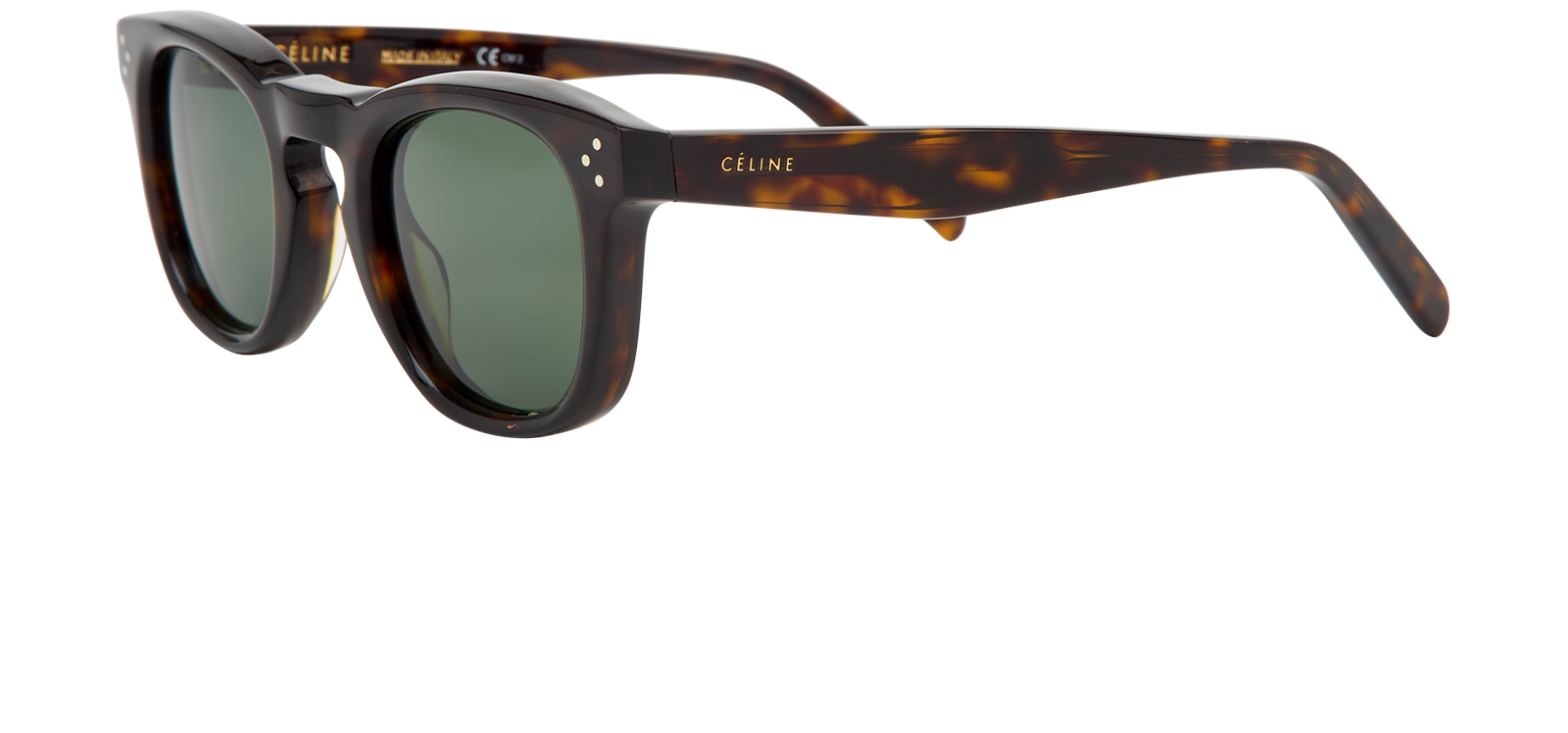 Celine CL41371/ Round Sunglasses, &pound;120, Accessories, Brown, Bottom view