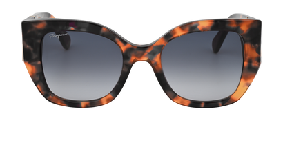 Salvatore Ferragamo SF1045S Cat Eye Sunglasses, &pound;110, Accessories, Brown, Front view