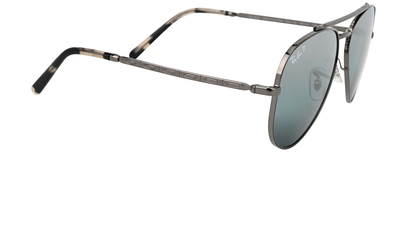 Ray-Ban RB3625 Aviator Sunglasses, &pound;70, Accessories, Black, Side view