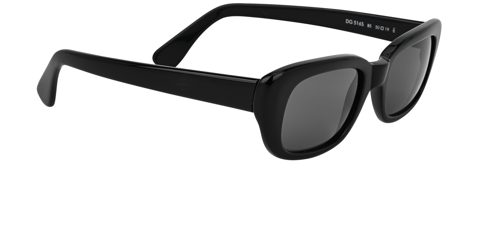 Vintage Dolce & Gabbana DG516S Occhiale Sunglasses, &pound;150, Accessories, Black, Side view