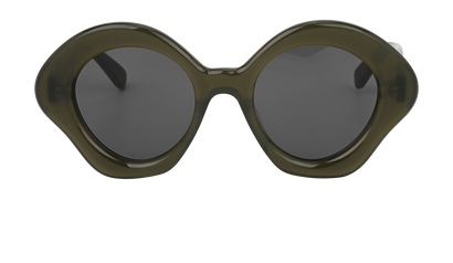 Loewe LW40125U Butterfly Sunglasses, £150, Accessories, Green, Front view