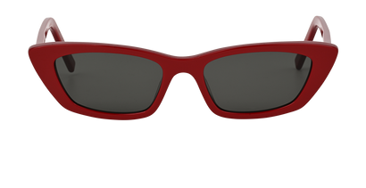 Saint Laurent SL277 Cat Eye Sunglasses, £110, Accessories, Red, Front view