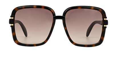 Gucci GG1066S Square Sunglasses, £160, Accessories, Brown, Front view
