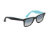 Ray-Ban RB2140 Square Sunglasses, &pound;70, Accessories, Black/Blue, Side view