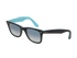 Ray-Ban RB2140 Square Sunglasses, &pound;70, Accessories, Black/Blue, Bottom view