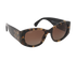 Chanel 5524 Oval Sunglasses, &pound;275, Accessories, Brown, Side view