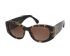 Chanel 5524 Oval Sunglasses, &pound;275, Accessories, Brown, Bottom view