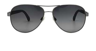 Chanel 4204-Q Aviator Sunglasses, £195, Accessories, Silver, Front view
