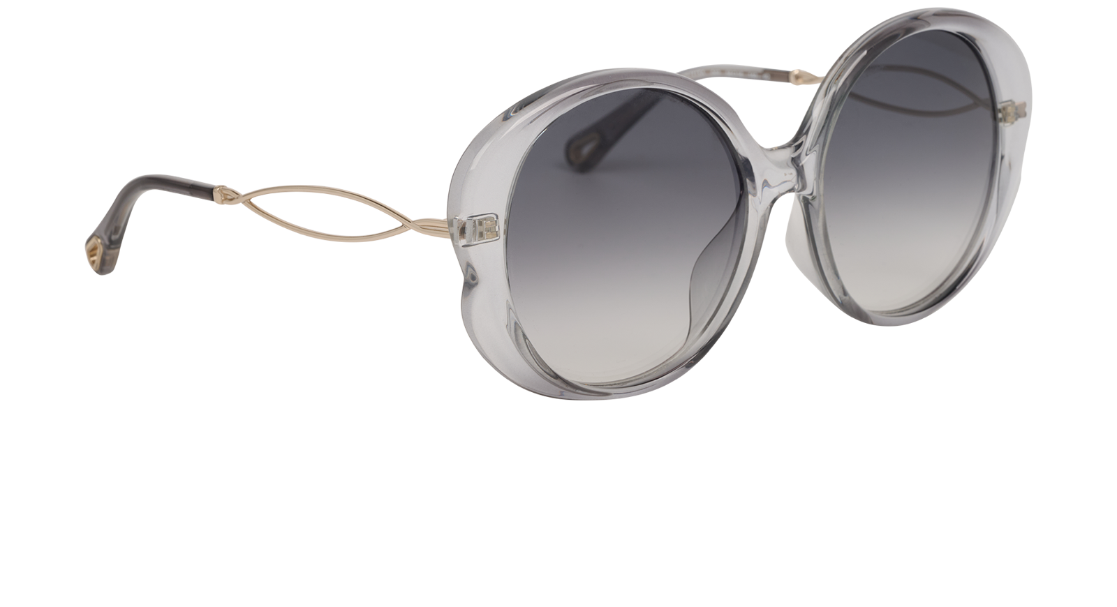 Chloé CE741SA Sunglasses, &pound;120, Accessories, Blue, Side view