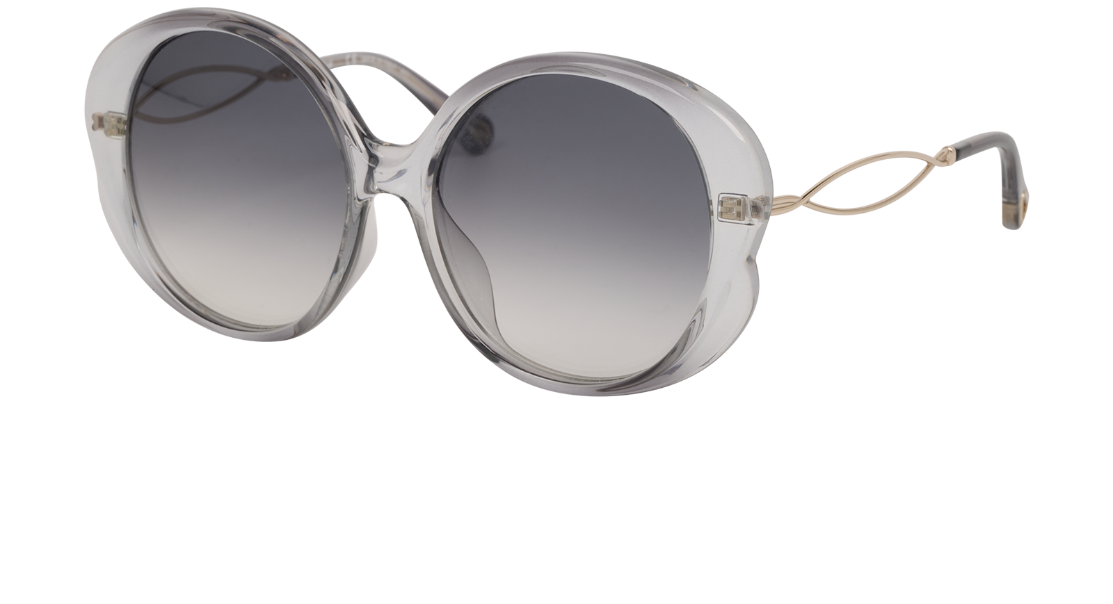 Chloé CE741SA Sunglasses, &pound;120, Accessories, Blue, Bottom view