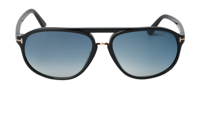 Tom Ford Jacob TF447 Sunglasses, &pound;90, Accessories, Black, Front view