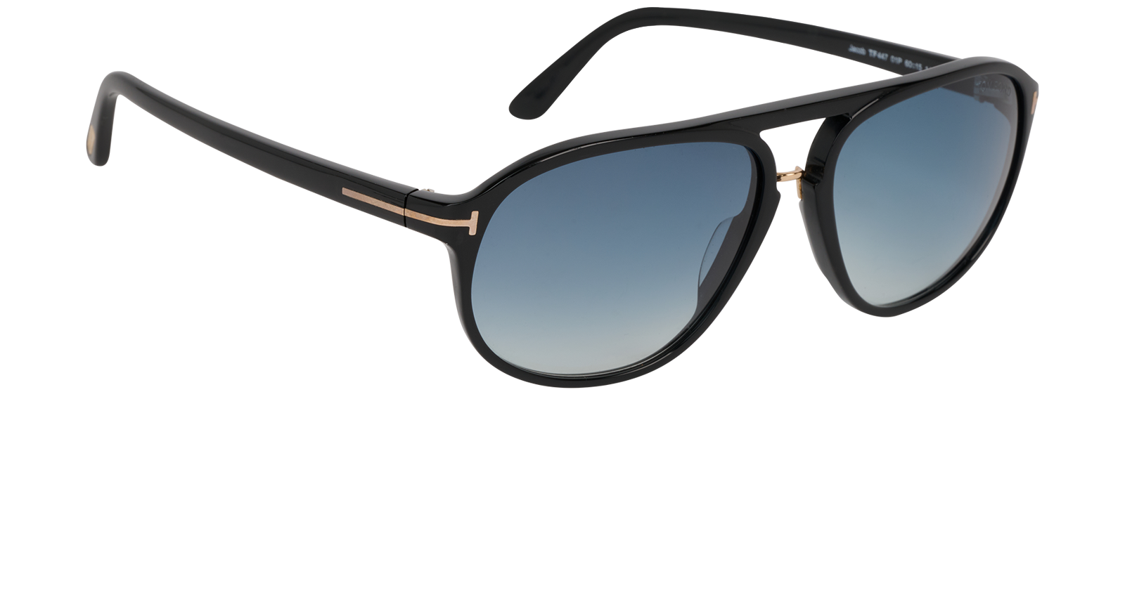 Tom Ford Jacob TF447 Sunglasses, &pound;90, Accessories, Black, Side view