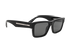 Prada SPR25Z Rectangular Sunglasses, &pound;150, Accessories, Black, Side view