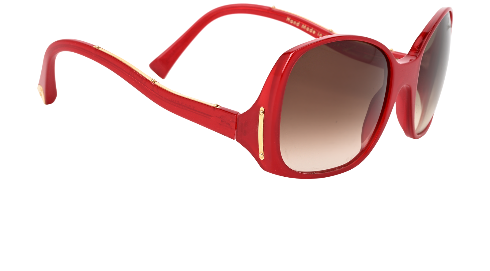 Louis Vuitton Z0075W Gina Sunglasses, &pound;180, Accessories, Red, Side view