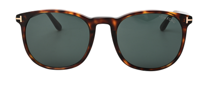 Tom Ford TF858 Ansel Sunglasses, &pound;110, Accessories, Brown, Front view