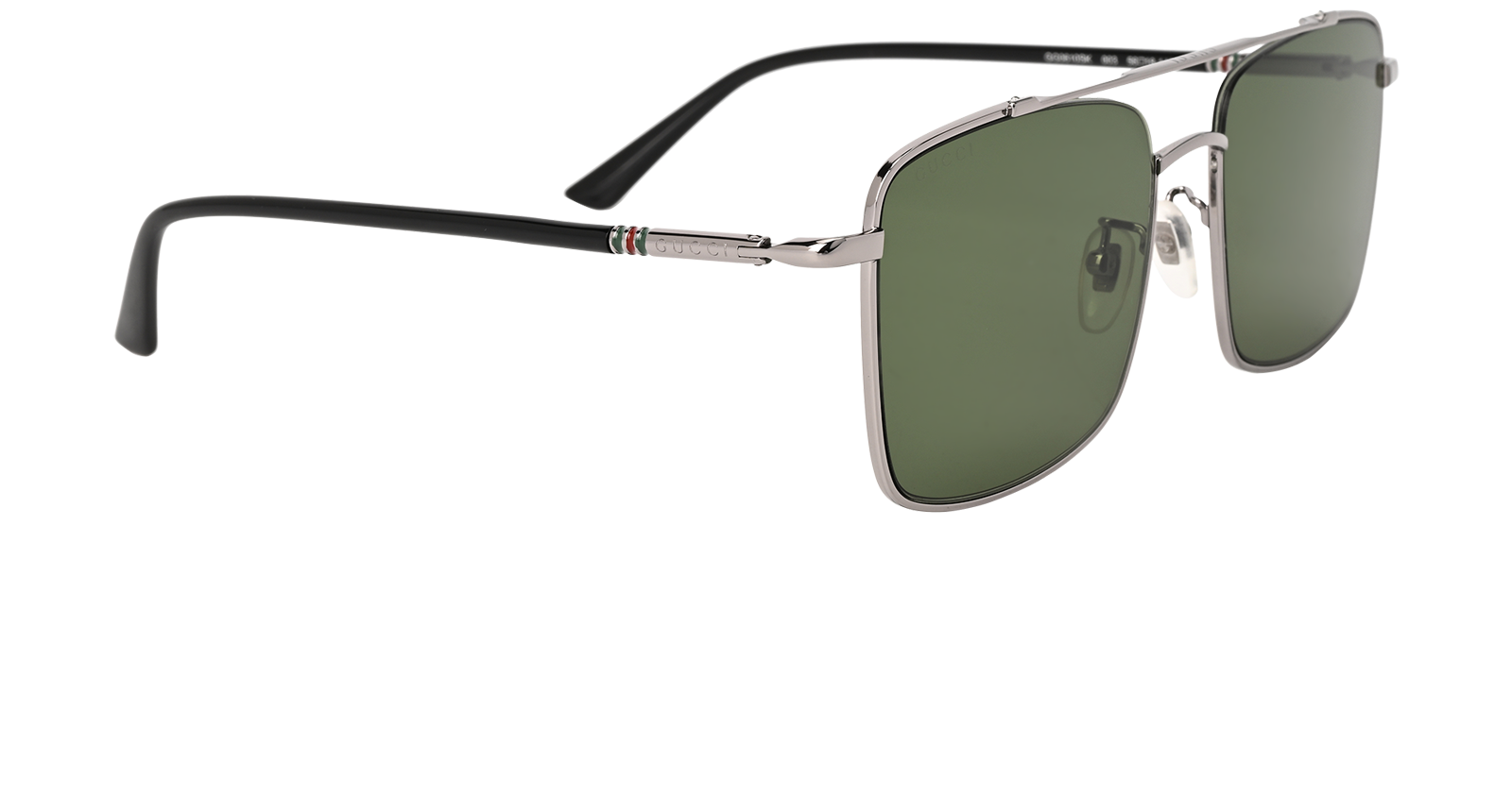 Gucci GG0610SK Square Sunglasses, &pound;170, Accessories, Black, Side view