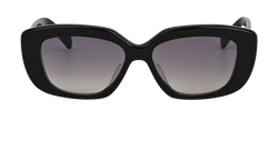 Celine CL40216U Rectangle Sunglasses, Acetate, Black, C/B, 2*