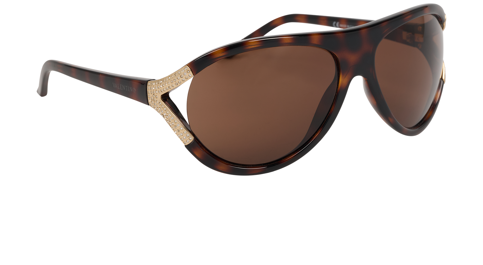 Valentino 5509/S Sunglasses, &pound;90, Accessories, Brown, Side view