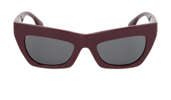 Burberry BE4405 Cat Eye Sunglasses, Acetate, Burgundy, 3*