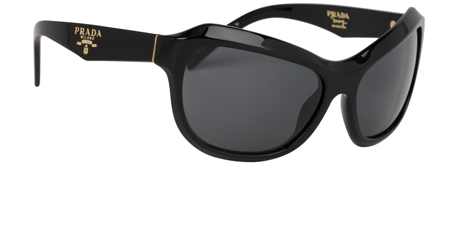 Prada Swing Re-Edition Sunglasses, &pound;160, Accessories, Black, Side view