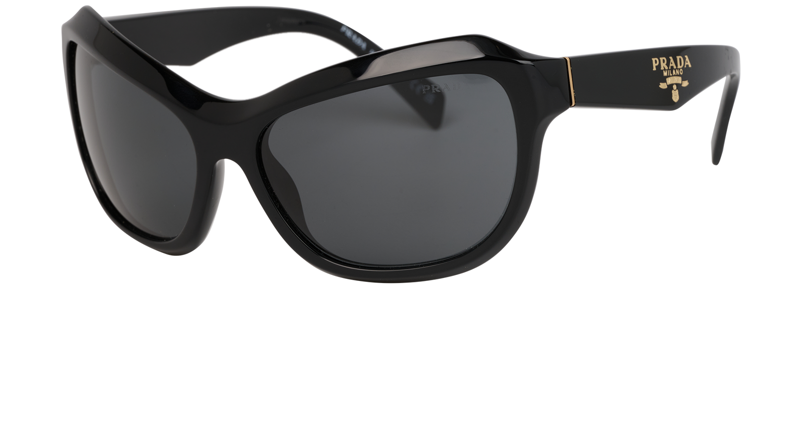 Prada Swing Re-Edition Sunglasses, &pound;160, Accessories, Black, Bottom view