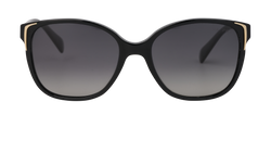 Prada SPR01O Cat Eye Sunglasses, Acetate, Black, 1*