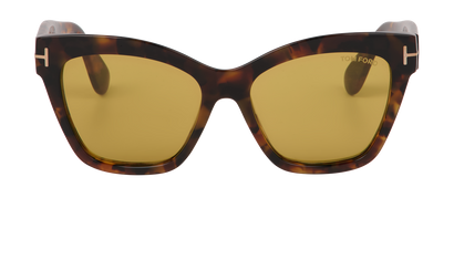 Tom Ford Elvira Sunglasses, &pound;140, Accessories, Brown, Front view