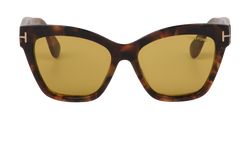 Tom Ford Elvira Sunglasses, Acetate, Brown, MII, B, 2*