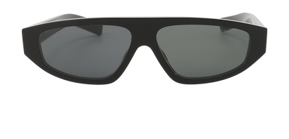 Prada C02S Geometric Sunglasses, &pound;140, Accessories, Black, Front view