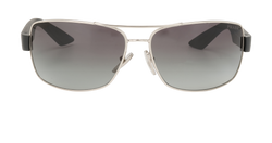 Prada SPS 50Z Linea Rossa Sunglasses, Acetate, Black, C/B, 3*