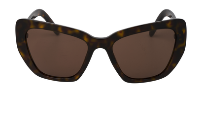 Prada PR08V Cat Eye Sunglasses, &pound;110, Accessories, Brown, Front view