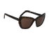 Prada PR08V Cat Eye Sunglasses, &pound;110, Accessories, Brown, Side view