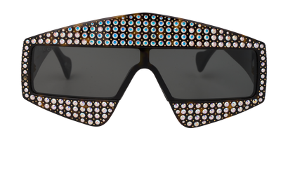 Gucci GG0357S Hollywood Forever Sunglasses, &pound;220, Accessories, Brown, Front view