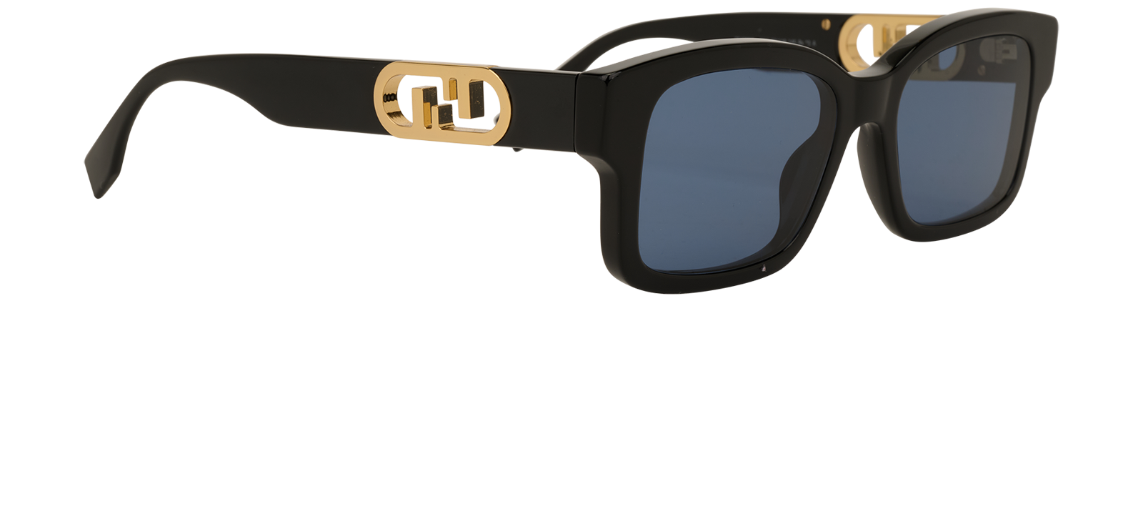 Fendi O'Lock Sunglasses, &pound;180, Accessories, Black, Side view