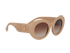 Burberry B4370U Margot Sunglasses, &pound;160, Accessories, Beige, Side view