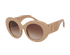 Burberry B4370U Margot Sunglasses, &pound;160, Accessories, Beige, Bottom view