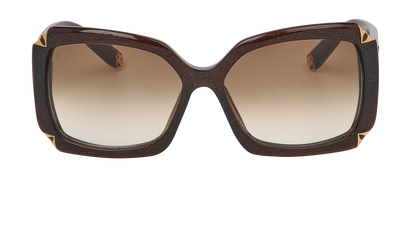Louis Vuitton Z0366W Hortensia Sunglasses, £150, Accessories, Brown, Front view