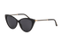 Jimmy Choo VAL/S 807IR Cat Eye Sunglasses, &pound;130, Accessories, Black, Bottom view