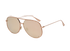 Christian Dior Mirrored Pilot Sunglasses, &pound;130, Accessories, Rose Gold, Bottom view