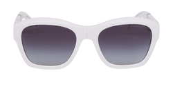 Chanel 6055-B Square Sunglasses, Acetate, White, C/B, 3*
